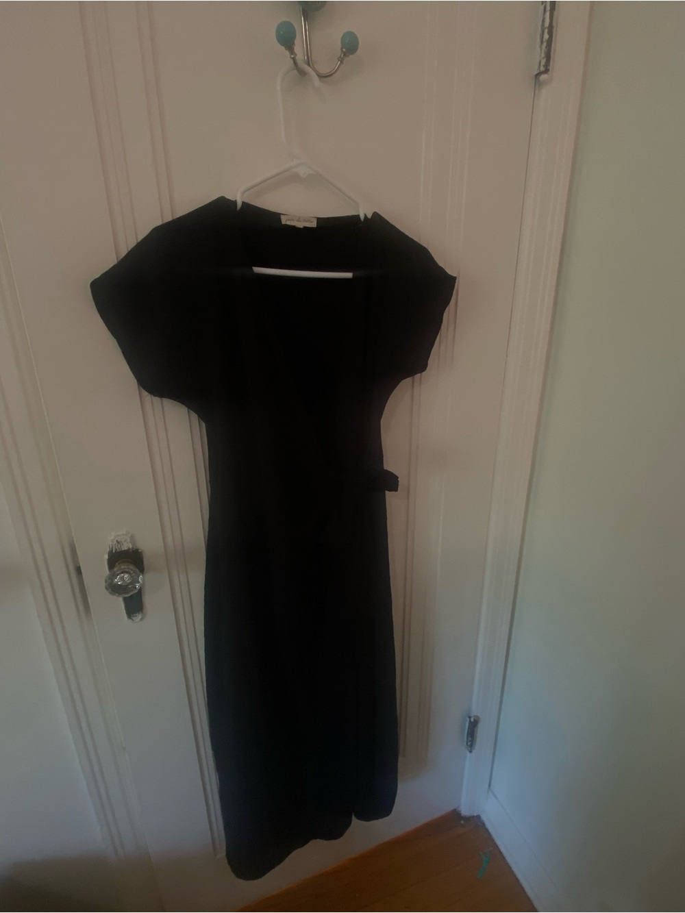 Summer Chic Black wrap dress